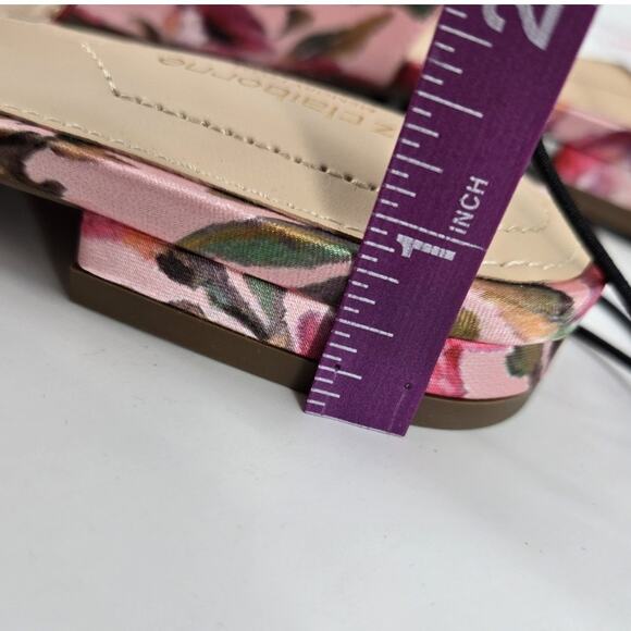 Floral Twee Liz Claiborne Sheba Slingback Pointed Toe Ballet Flats Shoe Sz 7.5 - Picture 6 of 9